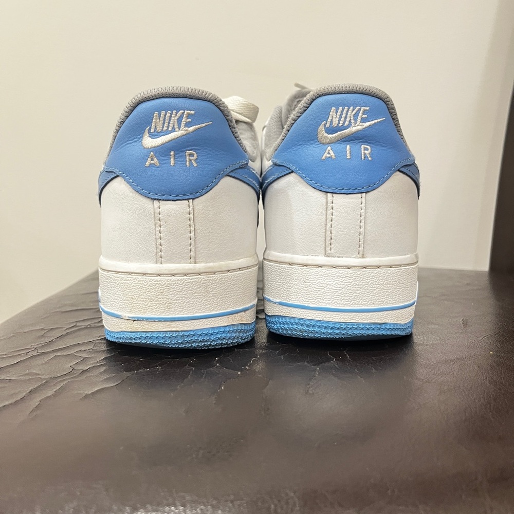 Nike Air Force 1 Low White/Blue | Size 10 - Picture 2 of 5